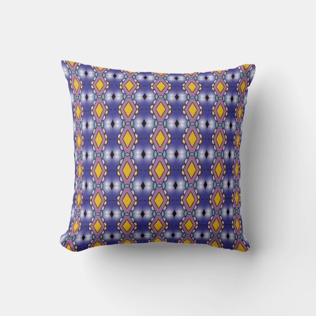 Chic Prints: Trending Throw Pillow Designs Kissen (Vorderseite)