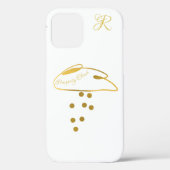 Chic Prosperity Cloud Monogram Case-Mate iPhone Hülle (Rückseite)