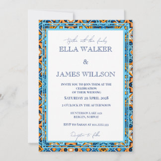 Chic Psychedelic Summer Einladung