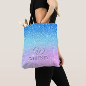 Chic Purple Ombre Blue Glitter Modern              Tasche (Von Nahem)