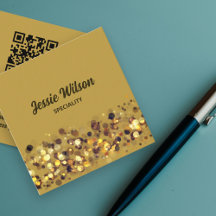 Chic QR Code Glitzer beruflich