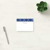 Chic Quatrefoil Personalisiert Post-It Notepad Klebezettel (Büro)