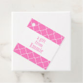 Chic Quatrefoil Personalisierte Geschenke oder Gef Geschenkanhänger (Beispiel)