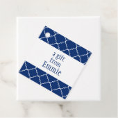 Chic Quatrefoil Personalisierte Geschenke oder Gef Geschenkanhänger (Beispiel)