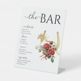 Chic Race Horse Derby & Drink Party Reitsport Bar Sockelschild