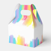 Chic Rainbow Gratulationspartei Geschenkschachtel (Rückseite)