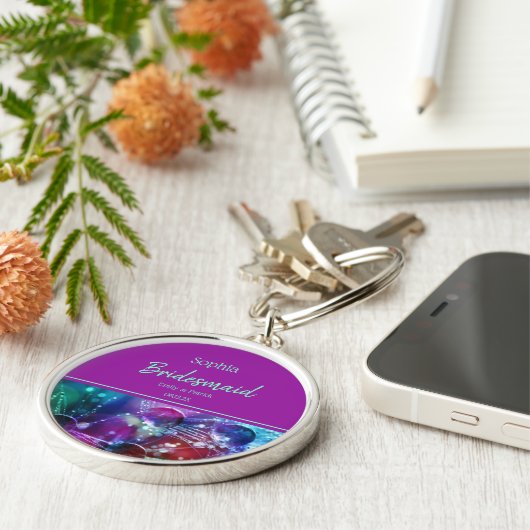 Chic Raindrops Schlüsselanhänger (Seite)