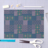 Chic Rangoli Patterns Faux Patchwork Tissue Paper Seidenpapier (Handwerk)