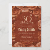 Chic Ranunculus Fantasy 70Th Birthday Einladung (Vorderseite)