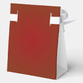 Chic Red and White>Gastgeschenk Hochzeit Box Geschenkschachtel (Rückseite)