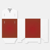 Chic Red and White>Gastgeschenk Hochzeit Box Geschenkschachtel (Ungefaltet)