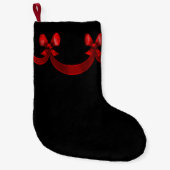 Chic Red Bow Weihnachts-Strumpf Kleiner Weihnachtsstrumpf (Vorderseite)