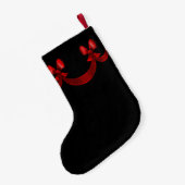 Chic Red Bow Weihnachts-Strumpf Kleiner Weihnachtsstrumpf (Rückseite (Hängend))