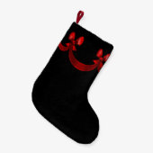 Chic Red Bow Weihnachts-Strumpf Kleiner Weihnachtsstrumpf (Vorderansicht (hängend))