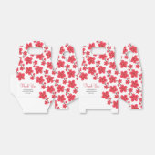 Chic Red Cherry Blossom Floral Botanical Birthday Geschenkschachtel (Ungefaltet)