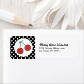 Chic Red Cherry Punkt Birthday Baby Dusche (Insitu)