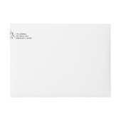 Chic Red & Green Holly Joyful Wünsche Weihnachten (Vorderseite)