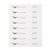 Chic Red Holly Verlasse Weihnachtsfeiertag (Bogen)