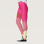 Chic Red mit Cream Angles Leggings (Links)