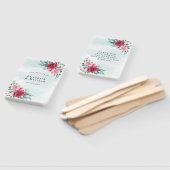 Chic Red Pink Peony Sage Foliage Hochzeit Vielen D Fächer (Non-assembled)