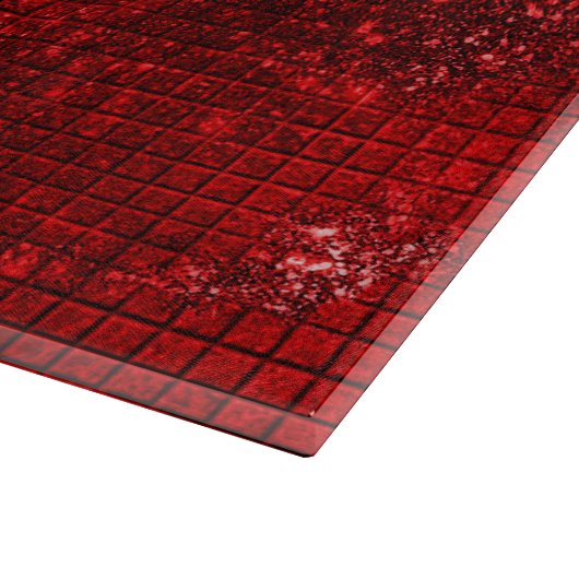 Chic Red Schneidebrett (Ecke)