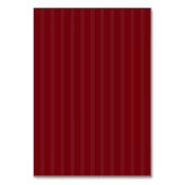 Chic Red & White Damask Teapot Klappende Platzkart Tischnummer (Rückseite)