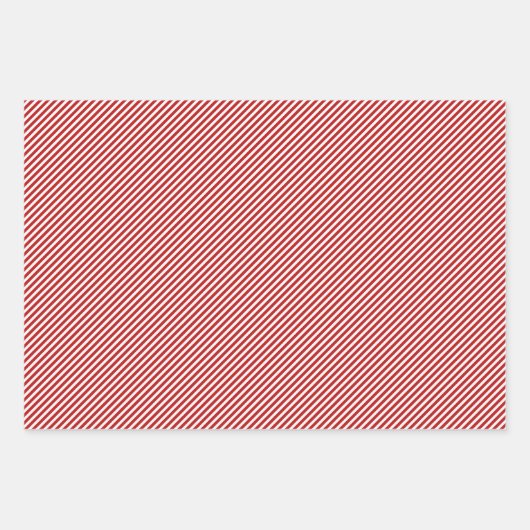 Chic Red Yellow Schwarz-weiß Tartan Art Pattern Geschenkpapier Set (Vorderseite 3)