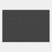 Chic Red Yellow Schwarz-weiß Tartan Art Pattern Geschenkpapier Set (Vorderseite 2)