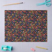 Chic Retro Ditsy Blumengewebe Papier (Basteln)
