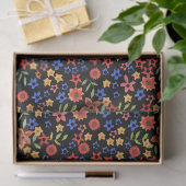 Chic Retro Ditsy Blumengewebe Papier (Geschenk)