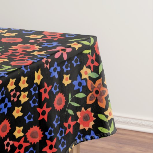 Chic Retro Floral Print Custom Tableclout Tischdecke (Beispiel)