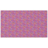 Chic Retro Floral Print on Magenta Tableclout Tischdecke (Vorderseite (Horizontal))