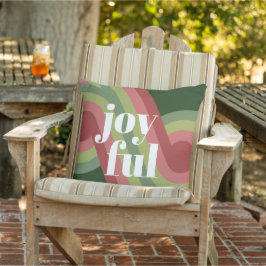 Chic Retro Funky Abstrakt Waves Art Muster Kissen