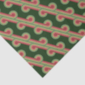 Chic Retro Funky Abstrakt Waves Art Muster Seidenpapier (Ausschnitt)