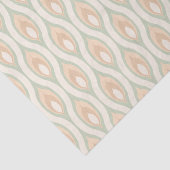 Chic Retro Funky Abstrakt Waves Art Muster Seidenpapier (Ausschnitt)