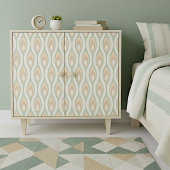 Chic Retro Funky Abstrakt Waves Art Muster Seidenpapier