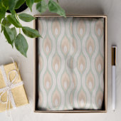 Chic Retro Funky Abstrakt Waves Art Muster Seidenpapier