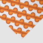 Chic Retro Funky Abstrakt Waves Art Muster Seidenpapier (Ausschnitt)