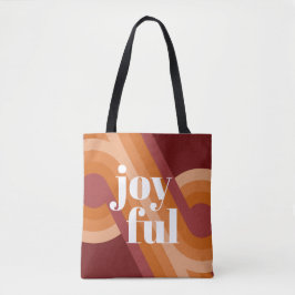 Chic Retro Funky Abstrakt Waves Art Muster Tasche