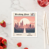 Chic Retro men Erwachsene Zeitung 30. Geburtstag Serviette (Beispiel)