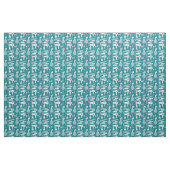 Chic Retro Pink Aquamarin Haar Salon Tools Stoff (Yard (91,4 cm))