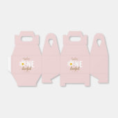 Chic Retro Pink Daisy Blume 1. Geburtstag Geschenkschachtel (Ungefaltet)
