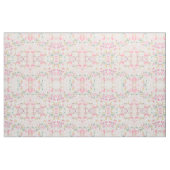Chic Retro rosa weißes Aquarellmuster Stoff (Yard (91,4 cm))