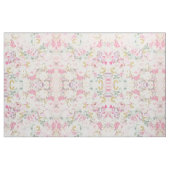 Chic Retro rosa weißes Aquarellmuster Stoff (Fat Quarter (45,7 x 55,9 cm))