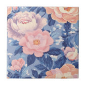 Chic Retro Rose Keramik Fliesen für rustikale Küch (Vorderseite)