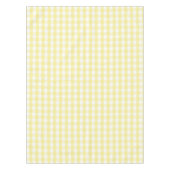 Chic Retro Sunny Yellow Gingham Pattern Spring  Tischdecke (Vorderseite)