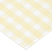 Chic Retro Sunny Yellow Gingham Pattern Spring  Tischdecke (Schrägansicht)