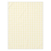 Chic Retro Sunny Yellow Gingham Pattern Spring  Tischdecke (Vorderseite)
