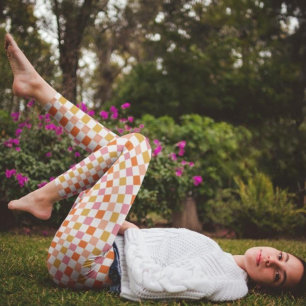 Chic Retro Urban Checkerboard Leggings