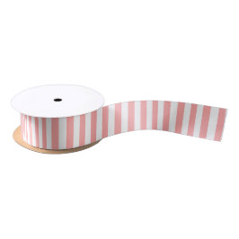 CHIC RIBBON_04 ERRÖTEN PINK/WHITE STREIFEN SATINBAND